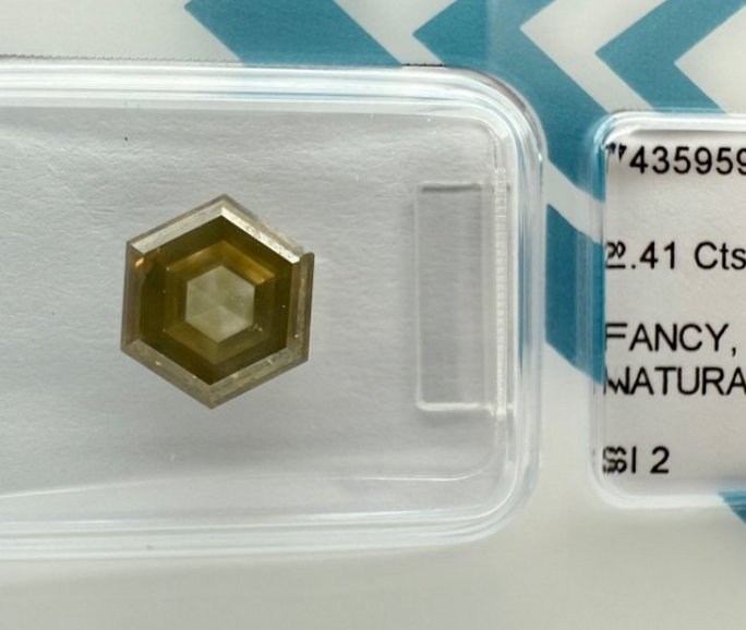 1 pcs Diamant (Natural) - 2.41 ct - Formă mixtă - SI2 - IGI (Institutul gemologic internațional) #4.3