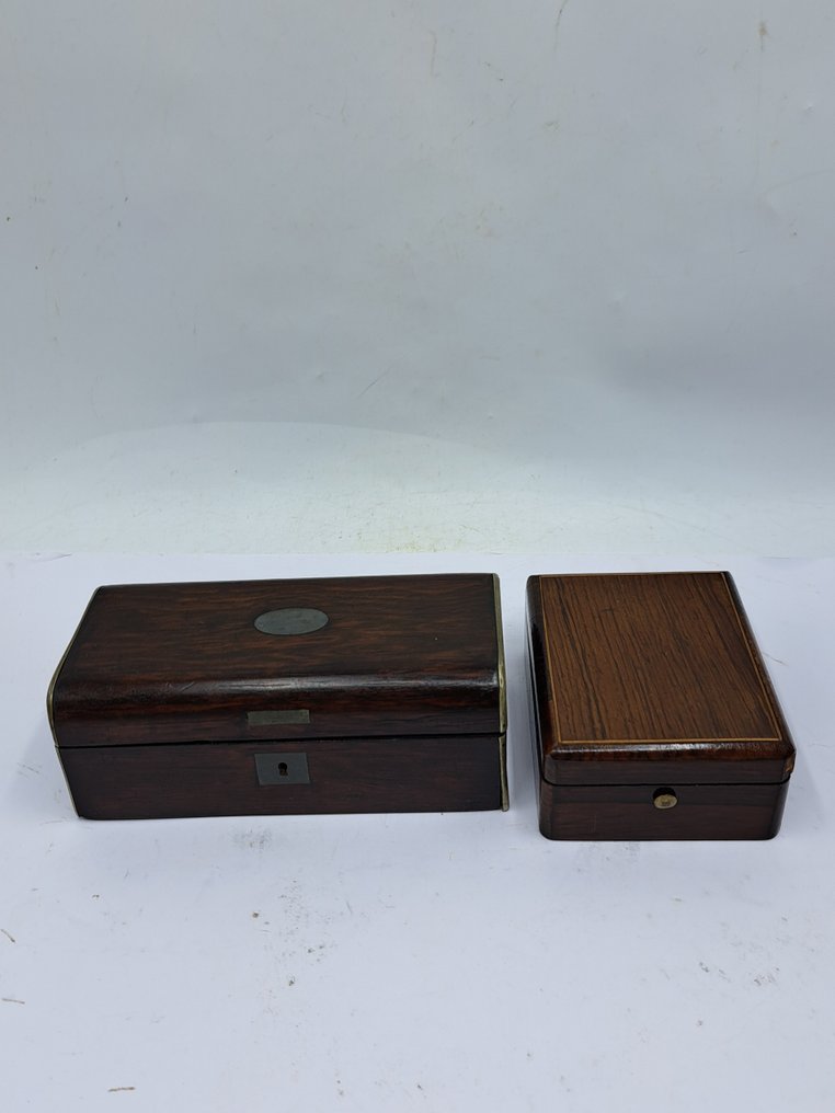 Casket - Two storage boxes - Mahogany - Little box #1.0