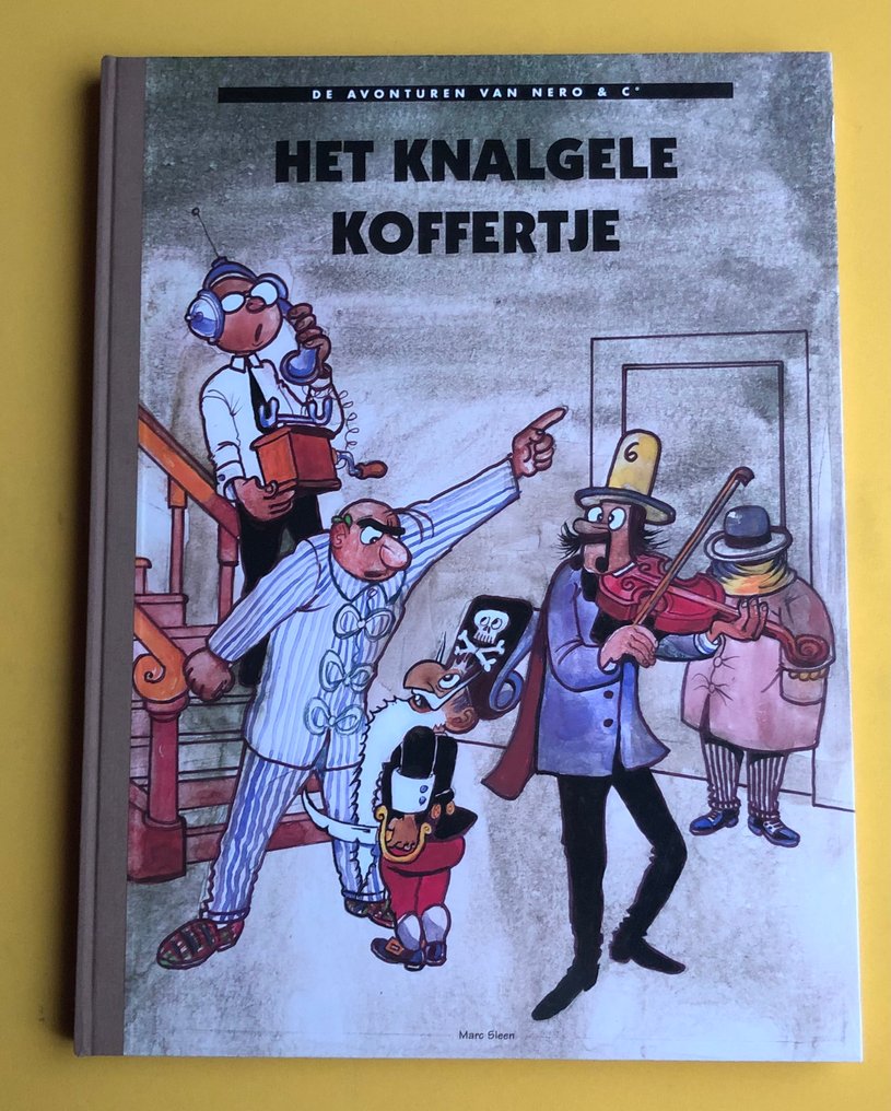 Nero - Het knalgele koffertje - Janda uitgave Luxe op groot formaat - HC met linnen rug - 1 Album - Unique copy - 2004 #1.0