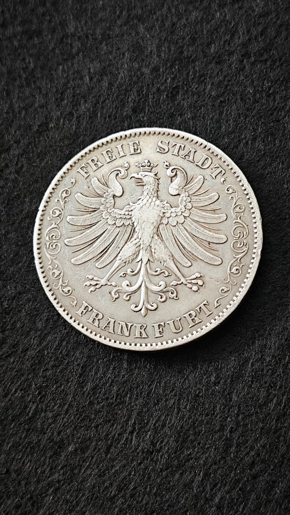Németország, Frankfurt. 2 thaler / 3 1/2 gulden 1842 #1.0