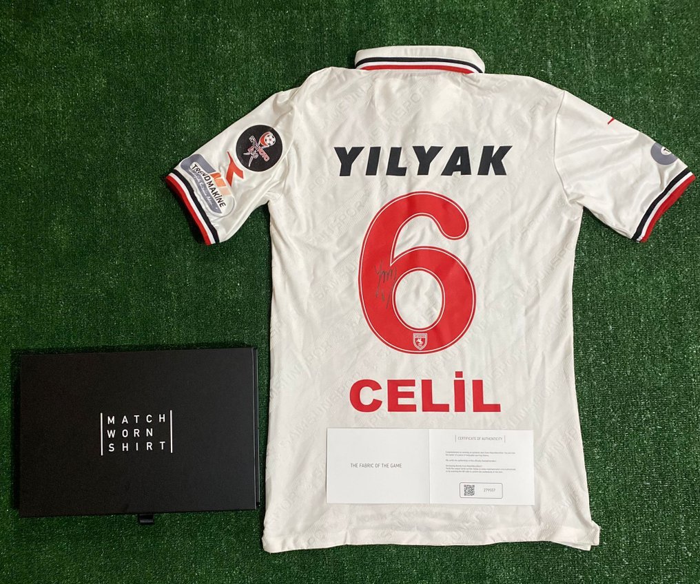 Samsunspor - 土耳其足球联赛 - Celil Yksel - 2022 - 足球衫 #2.1
