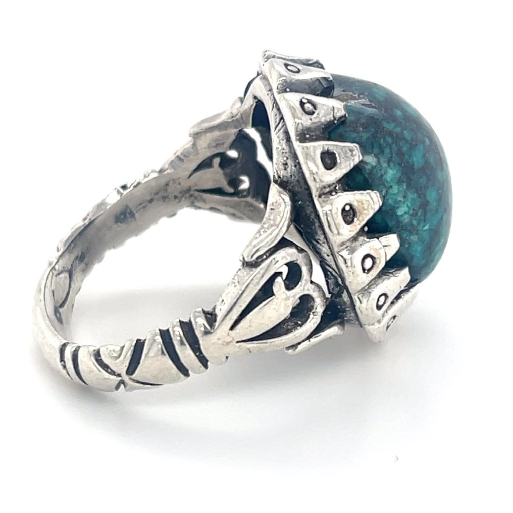 银 - 戒指 - 绿松石 #4.3