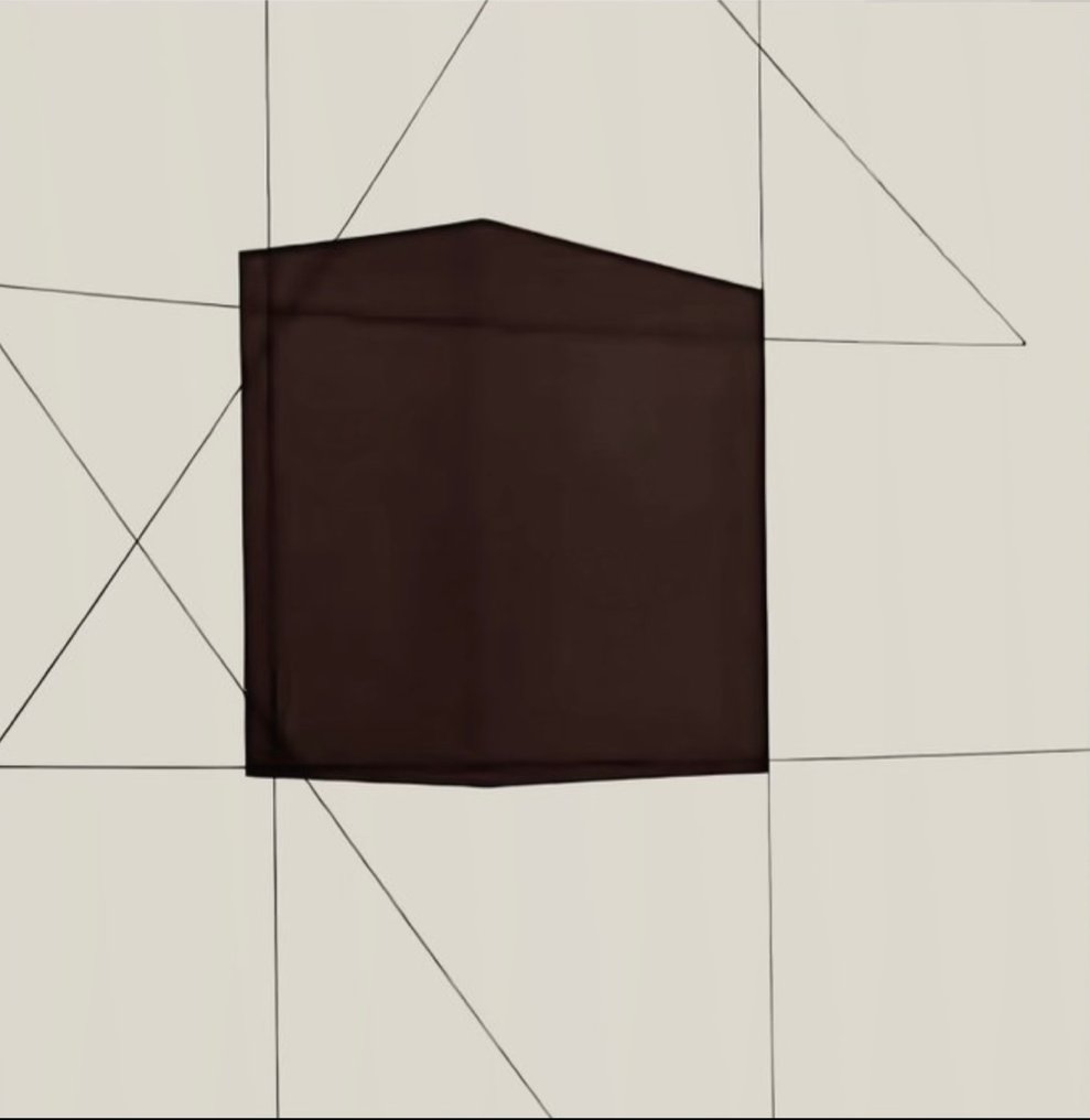 Jonathan Antony - Utopian # 1362.   XL Framed. 920 x 920 mm #3.2