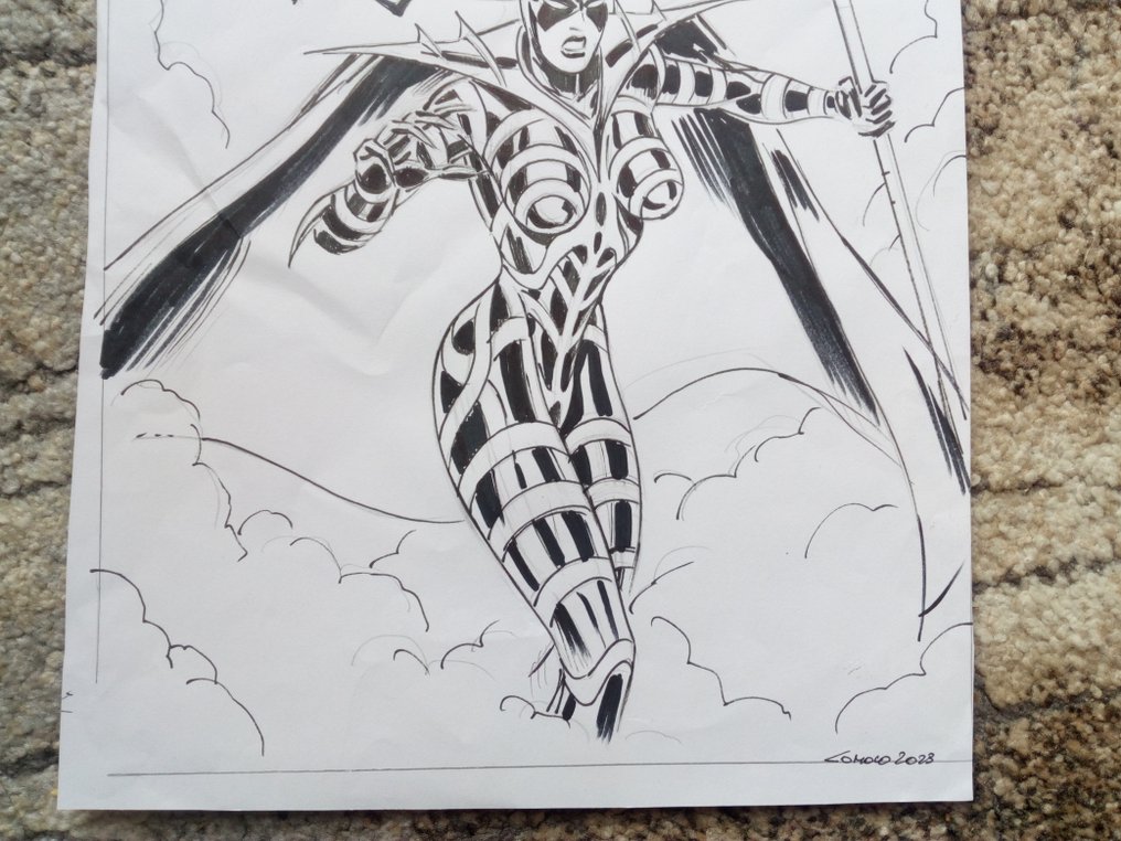 Comolo, Giorgio - 1 Original drawing - Thor - Hela - 2023 #2.1