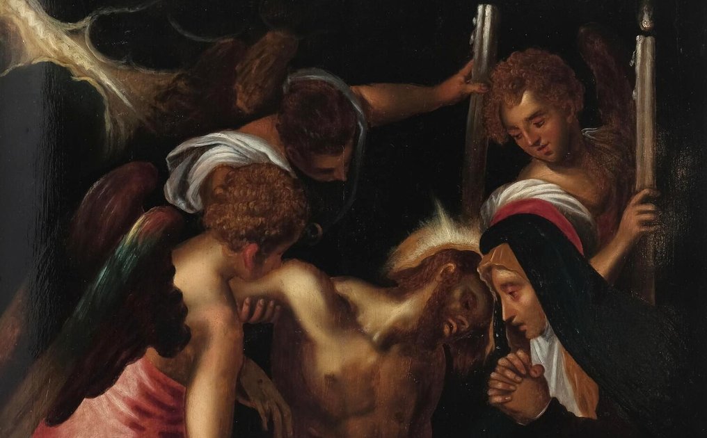 Hans von Aachen (1552–1615), Cerchia di - Deposizione dalla croce #1.0