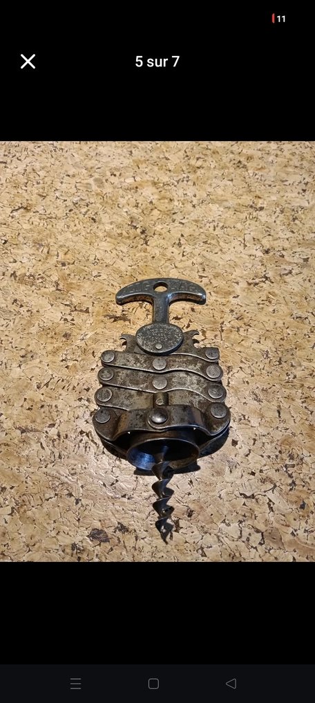 Jules Bart - Korkskruv - Zig Zag - Metall #1.0