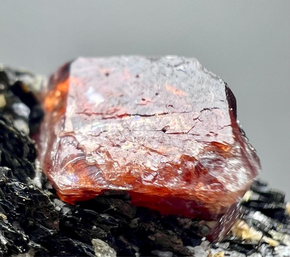 锆石 水晶矩晶体 - 高度: 39 mm - 宽度: 26 mm- 20 g - (1) #4.3