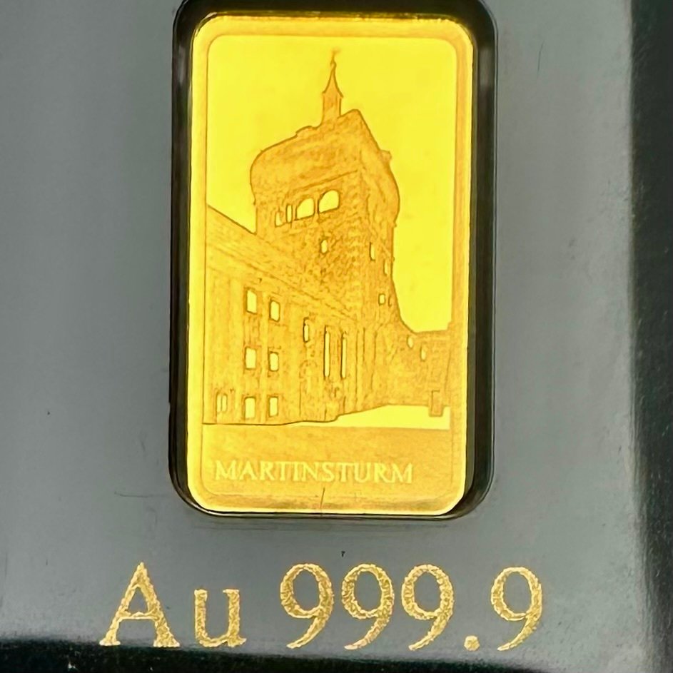 Austria. Gold bar Martinsturm ,oro , 1/200 Oz (.999) Proof, edición limitada!! (No reserve price) #1.0