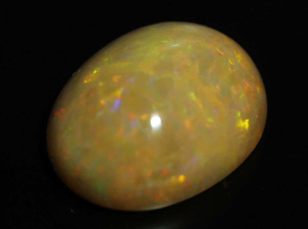 No reserve price Brown Opal - 20.75 ct - Instituto Gemólogico Español (IGE) - Intense Color Play #4.3