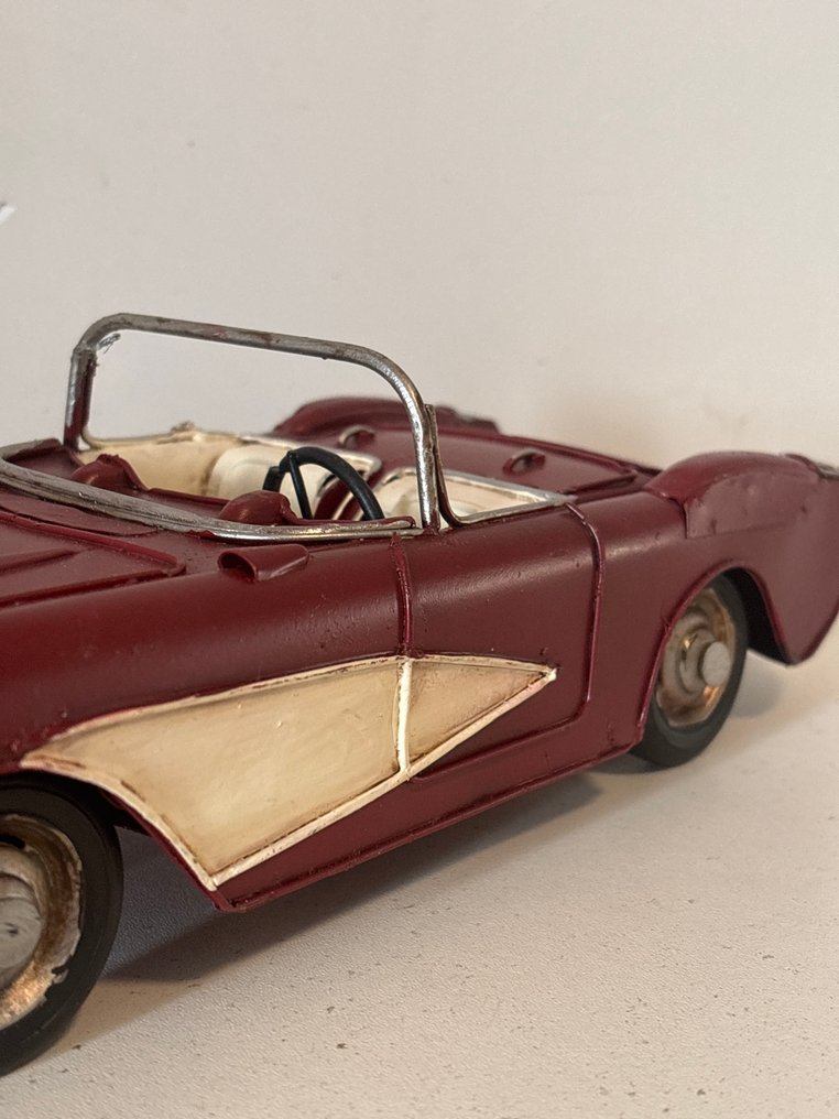 Szobor, Oldtimer raceauto - 8.5 cm - Fém #2.1