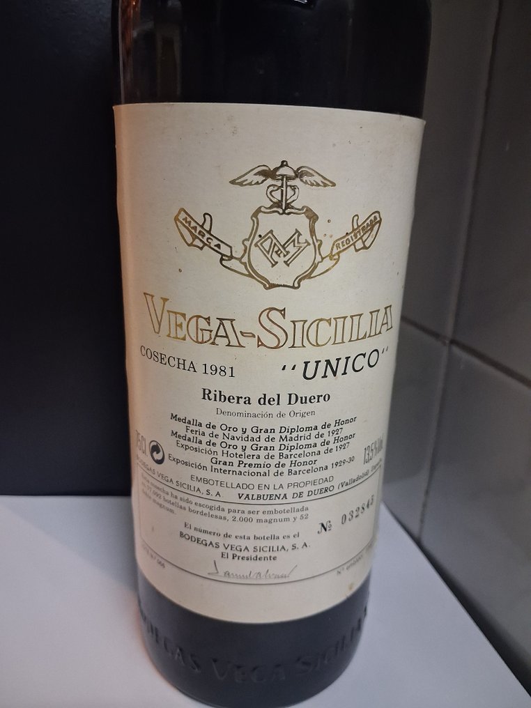1981 Vega Sicilia Unico - 斗罗河岸 Gran Reserva - 1 Bottle (0.75L) #3.2