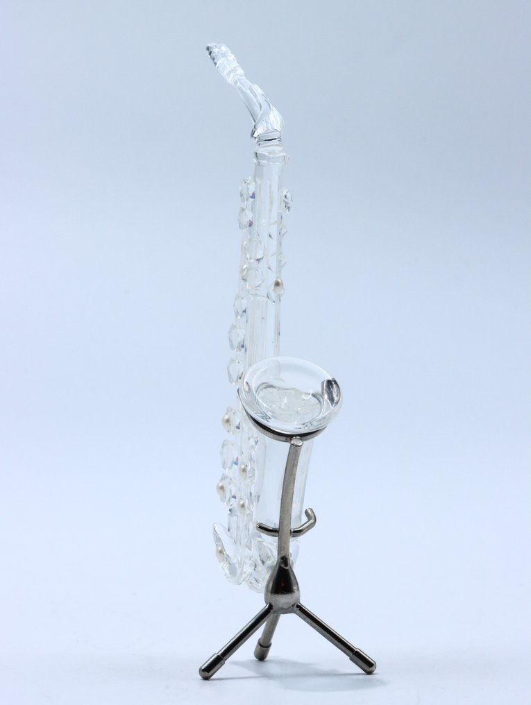 Figure - Swarovski Crystal - Saxofoon (Boxed) - Crystal #4.3