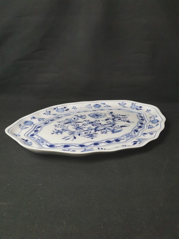Meissen - Cipolla Blu - Lunghezza 42cm - Δίσκος - Πορσελάνη #4.3