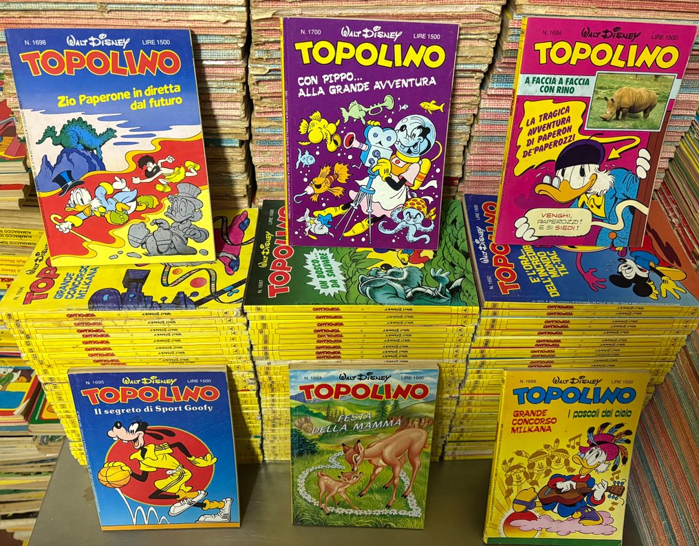 Topolino 1601/1700 - Sequenza semi completa - 97 Comic - Πρώτη έκδοση #1.0