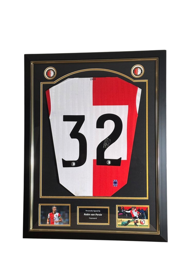Feyenoord - 荷兰足球联盟 - Robin van Persie  - Premium Frame – Museum Quality -  No Rp Price ! - 2023 - 球衣  #1.0