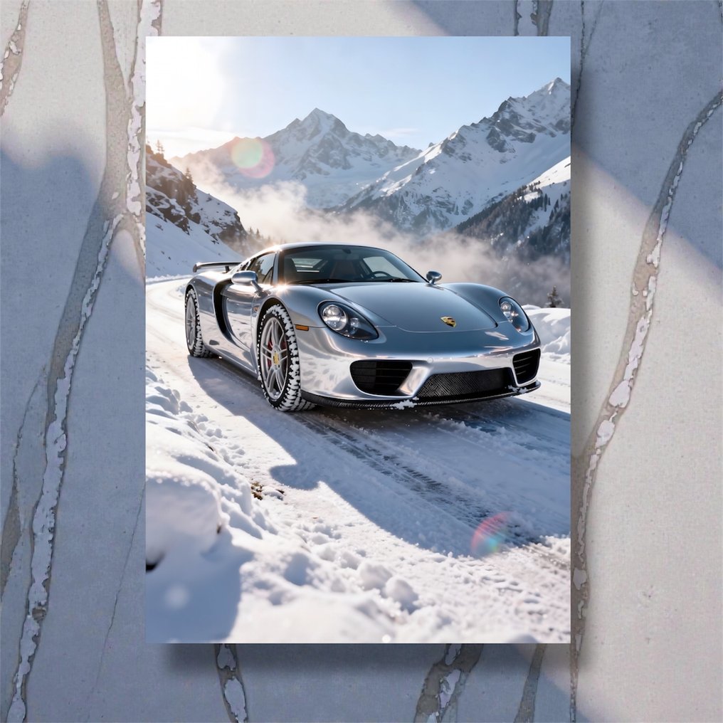 Naro - [XL] Porsche Carrera GT – Alpine Chrome Majesty #1.0