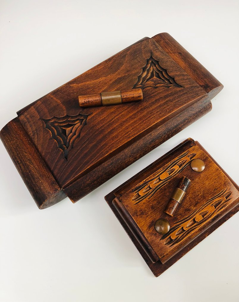 Sieradendoos (2) - Hout, Messing #1.0