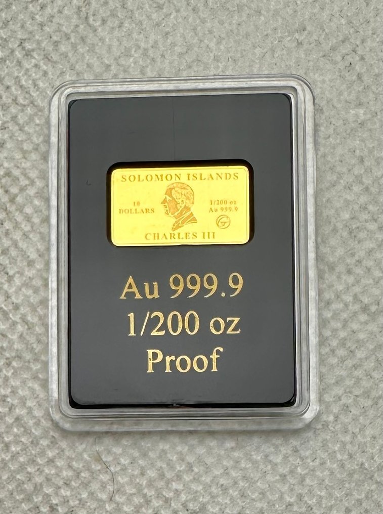Salamon-szigetek. 10 Dollars Sydney , oro 1/200 Oz (.999) Proof (Nincs minimálár) #2.1