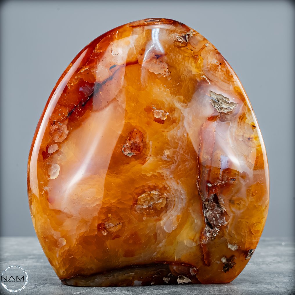 Natural Carnelian freeform from Madagascar of the highest quality- 969.62 g #2.1