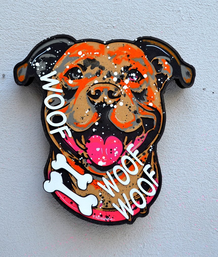 Patrycja Mroczkowska - The dog that barked woof woof 3D Pop Art XL #3.2