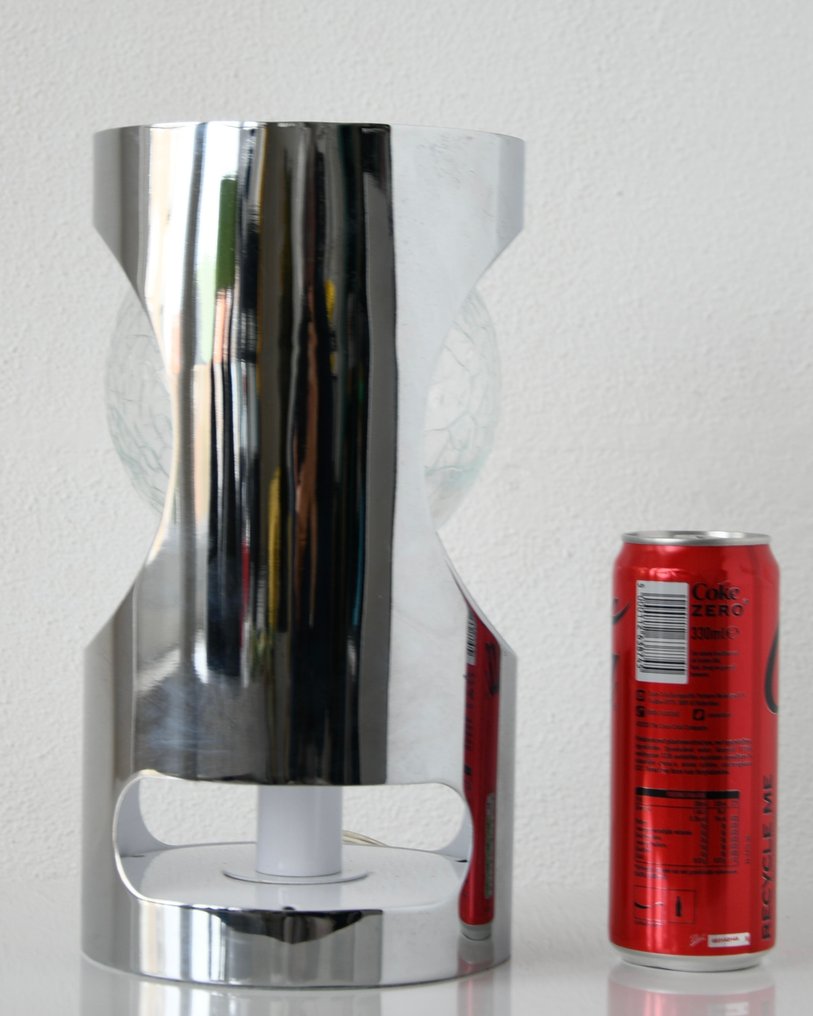 Eglo Leuchten - Bordlampe - 3-vejs touch Tronic sensor-dæmper - Glas, Metal, Aluminium, Forkromet - H 28 cm #1.0