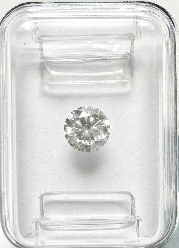 没有保留价 - 1 pcs 钻石  (天然)  - 0.50 ct - 圆形 - L - SI2 微内含二级 - 国际宝石研究院（IGI） #1.0