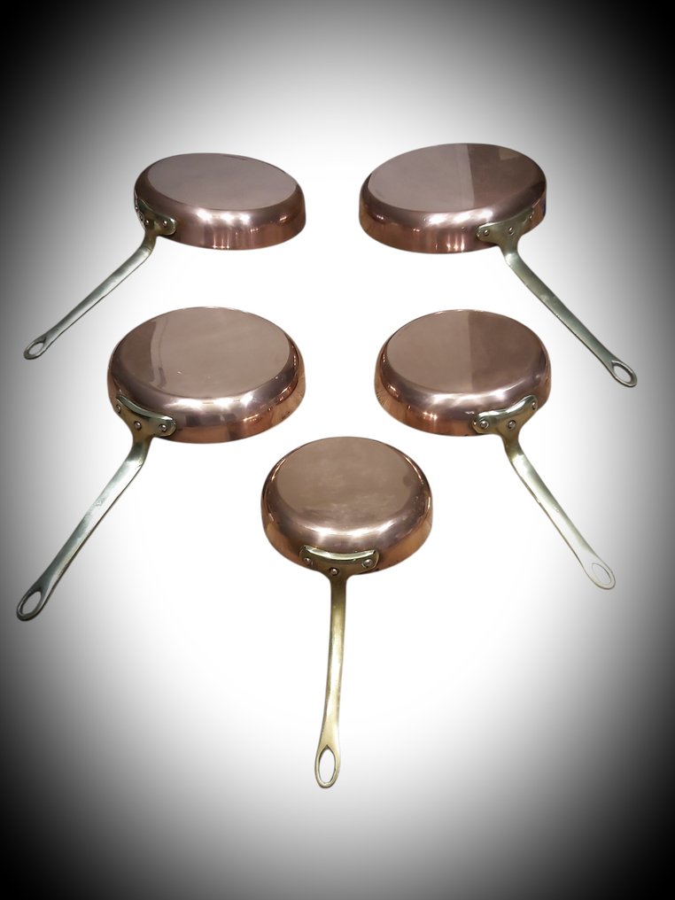 Τηγάνι (5) - Ορείχαλκος, Χαλκός - Επαγγελματική ποιότητα #1.0