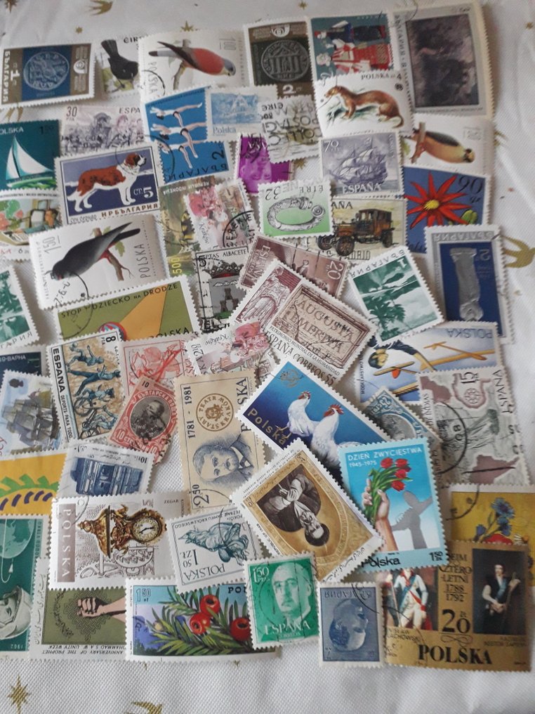World  - World collection with more than 62,000 canceled stamps. #1.0