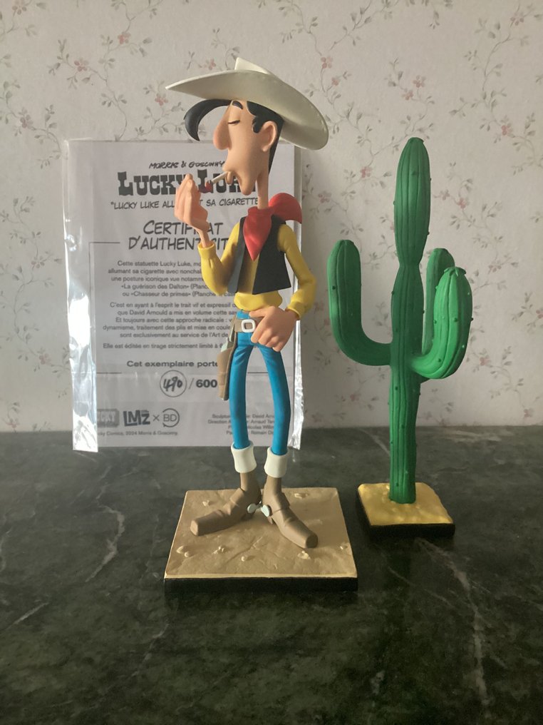 Lucky Luke - 2 Lucky Luke steekt zijn sigaret aan + De cactus - LMZ #2.1