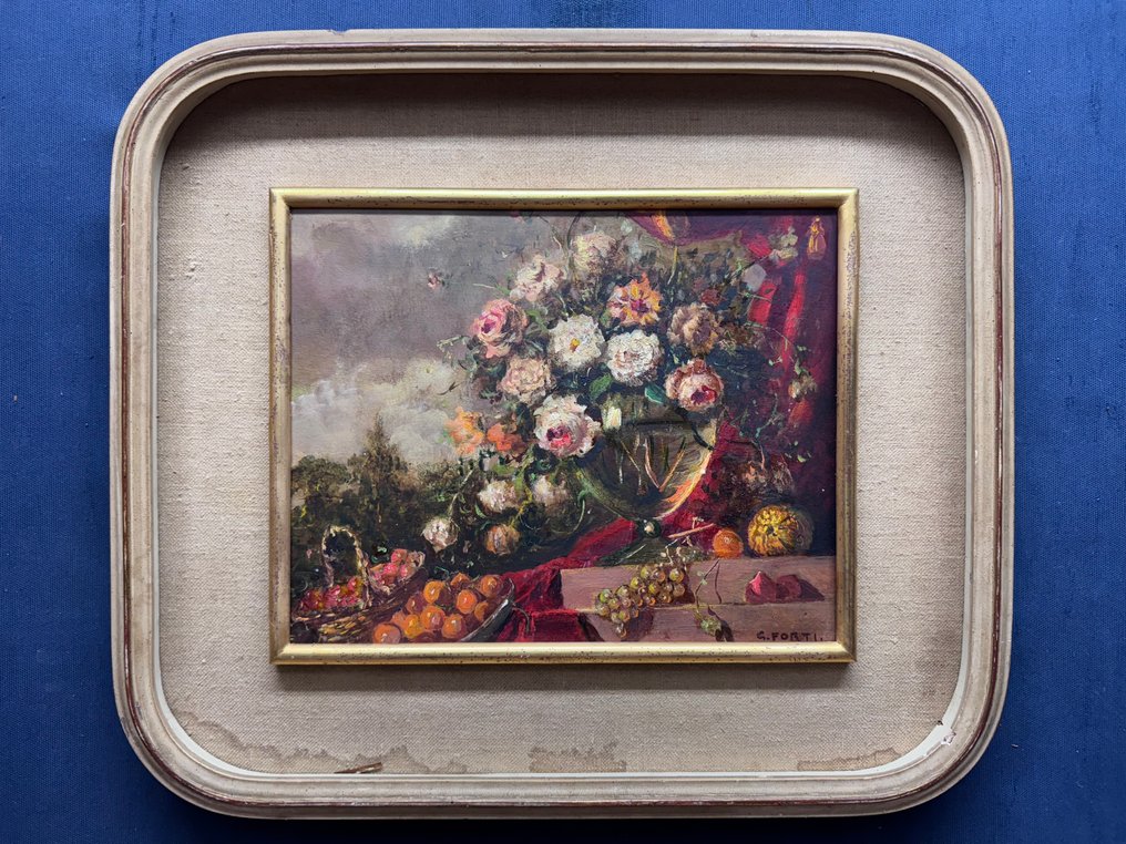 Giuseppe Forti (1897-?) - Composizione floreale #1.0