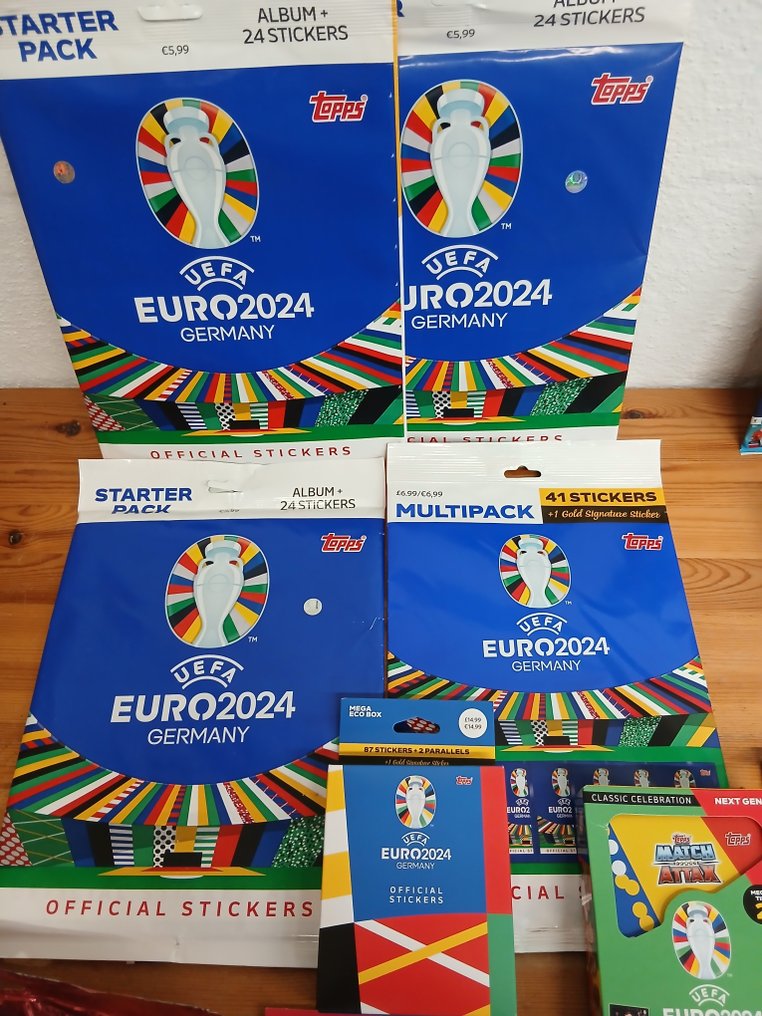 Panini voetballot van starterpaks en booster bundels 27 stuks - 27 泡殼包 - 全新 (M) #1.0