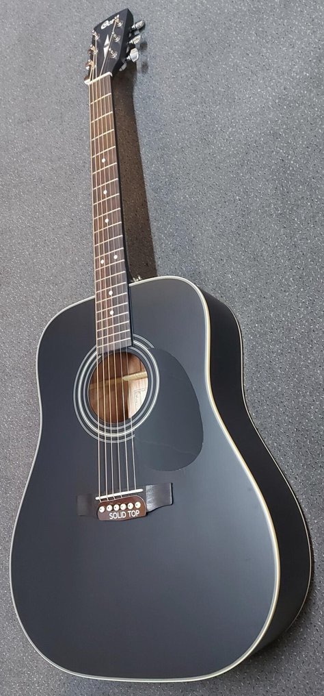 Cort - Earth 70 Black Satin - - Akustisk gitarr #4.3