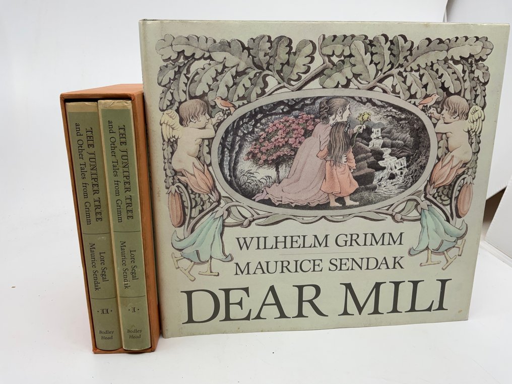 Brothers Grimm / Maurice Sendak (ill) - Sendak illustrated Grimm Fairy Tale books: Dear Mili & Juniper Tree - 1974-1988 #2.1