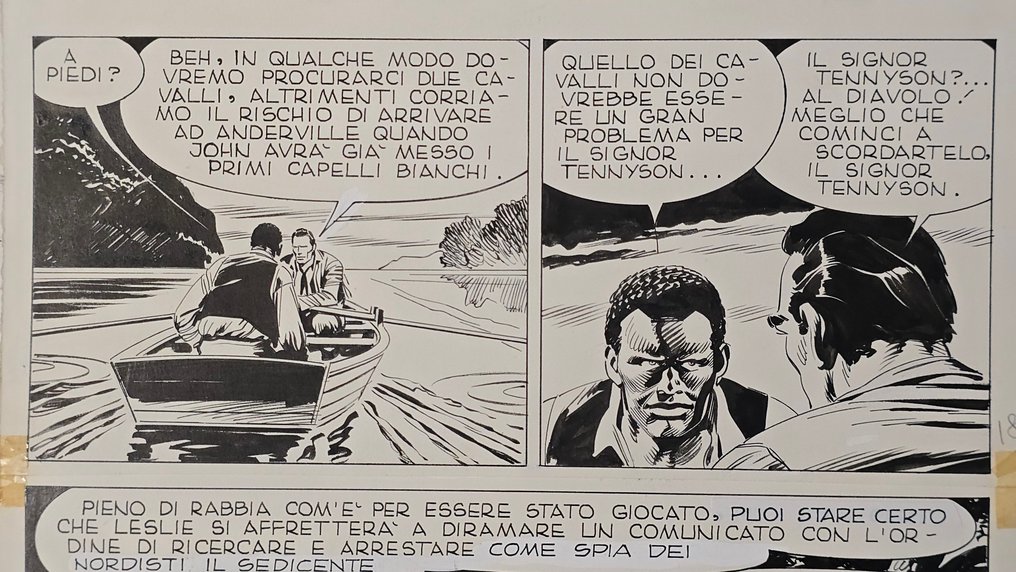 Ticci, Giovanni - 1 Original page - Tex #1.0