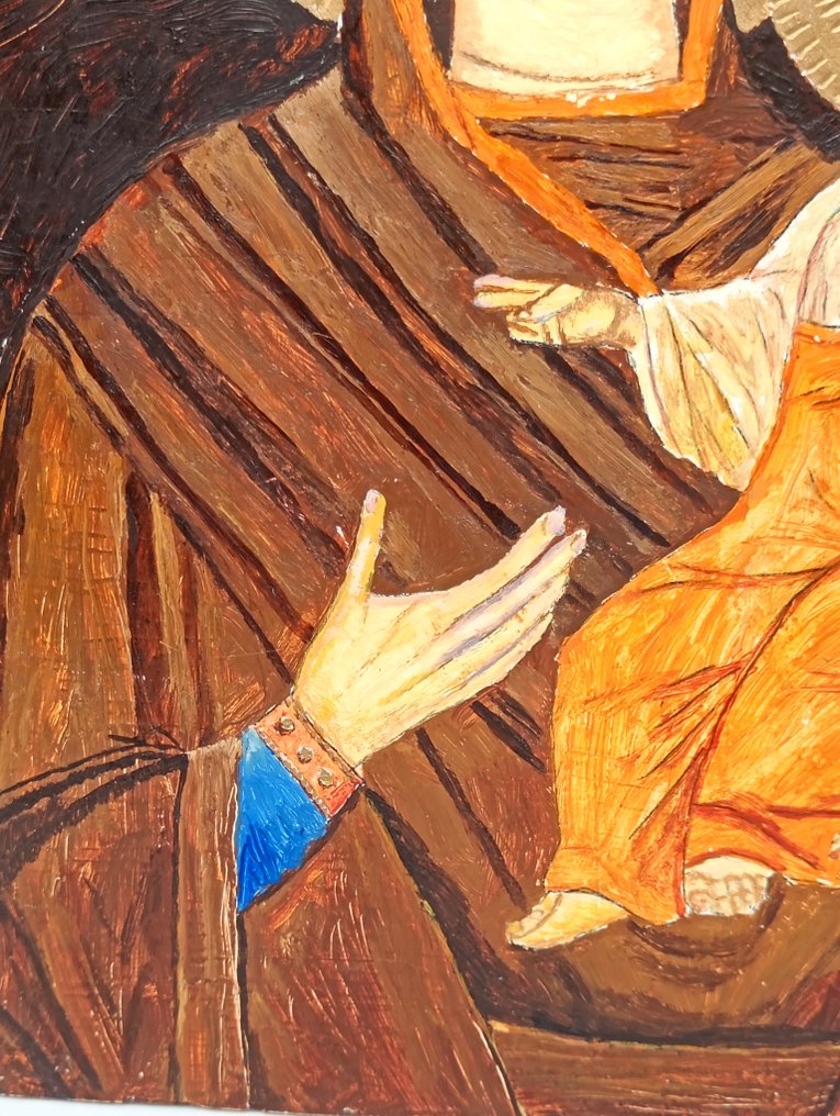 Εικόνα - Μητέρα του Θεού Οδηγήτρια - Ξύλο - Χειροποίητο έργο τέχνης - 17 x 24,5 εκ. #4.3