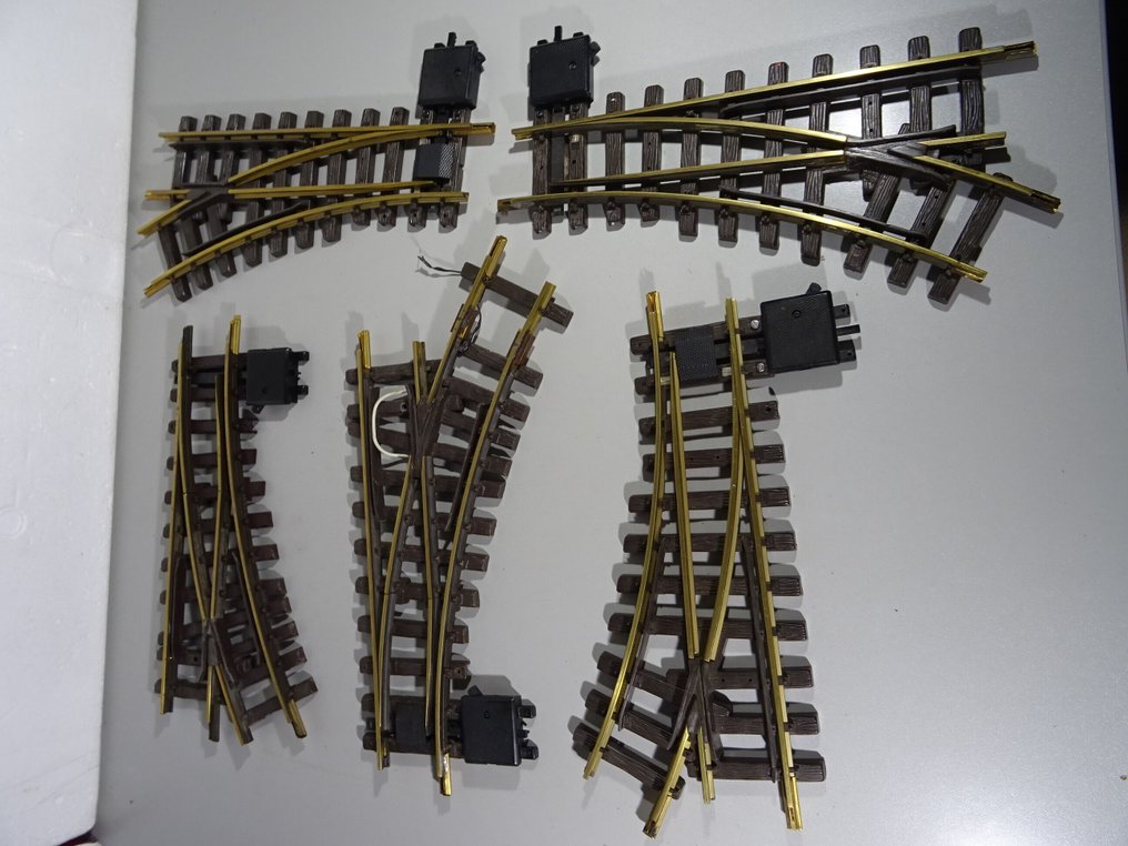 LGB G - Γραμμές τρένου μοντελισμού (5) - Πέντε διακόπτες χωρίς κίνηση. #1.0