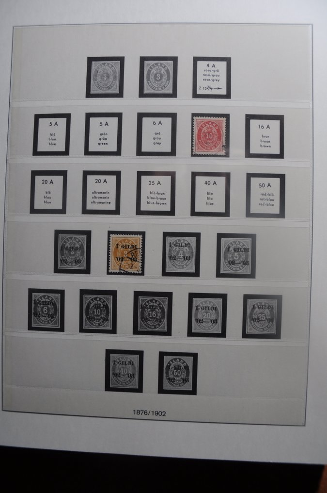 Islanda 1873/1992 - Collezione in un album Lindner di lusso. #2.1