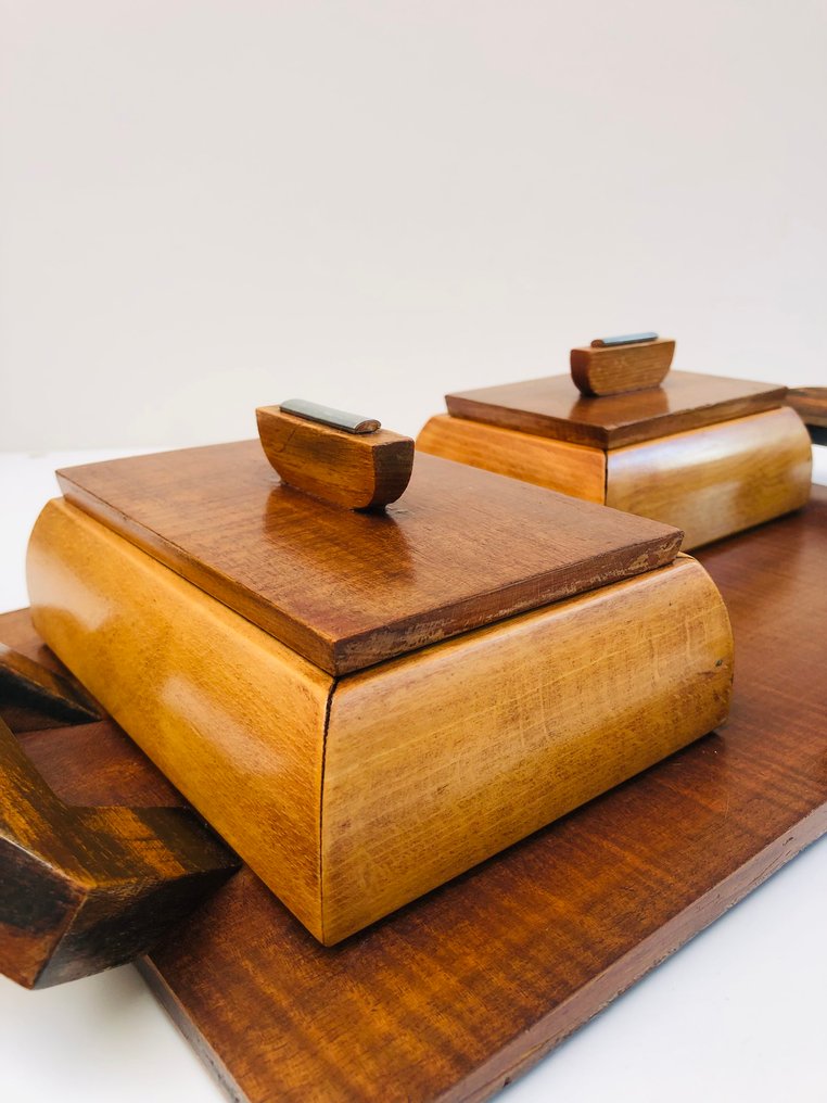 Skrivebordsæt - Træ, Stål #3.2