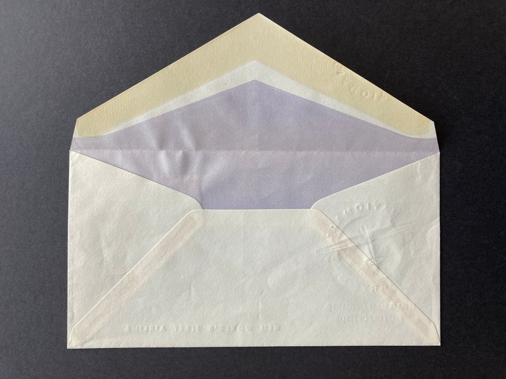 荷兰 1954 - FDC - 航空基金 - 额外文本变体 - 稀有类型封面 - NVPH E18 #2.1