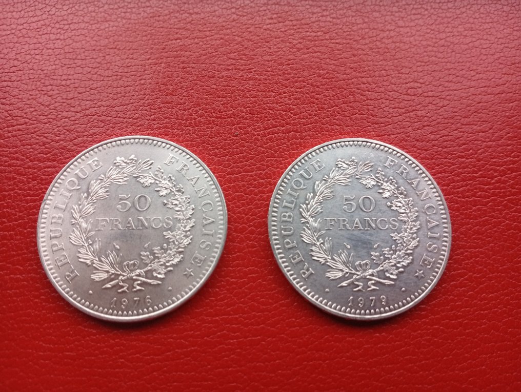 Γαλλία. 50 Francs 1976, 1979 (χωρίς τιμή ασφαλείας) #1.0