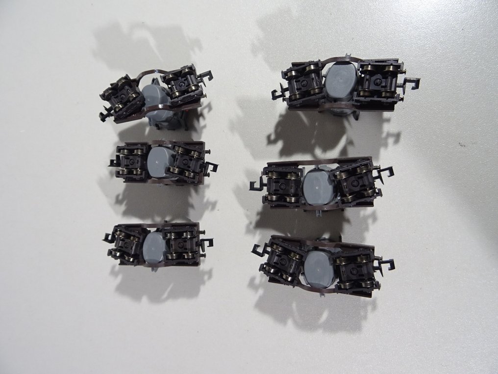 Trix N - Set di treni (6) - 6 Schlackewagen - DB #4.3