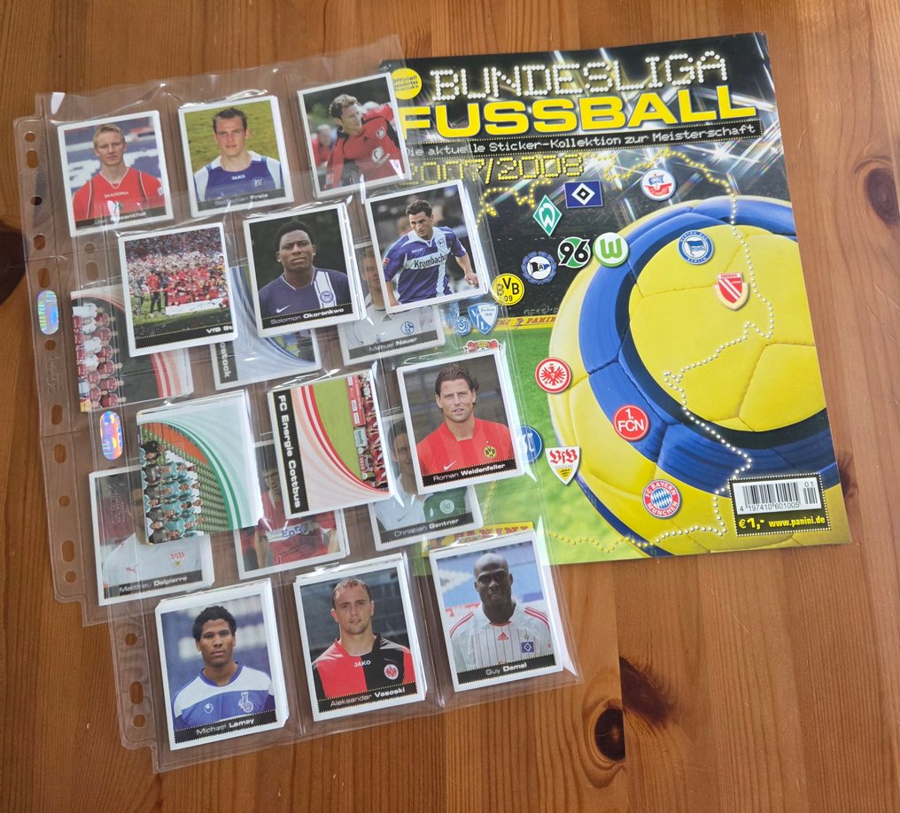帕尼尼 Fussball 2007/08 - 1 Empty album + complete loose sticker set - 优秀（EX） #1.0