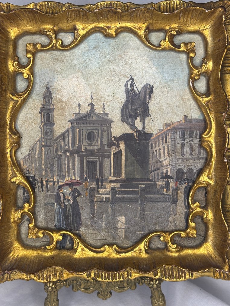 意大利学校 (XIX) - Veduta di città #3.2