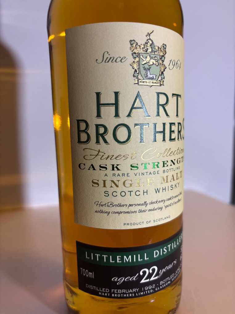 Littlemill 1992 22 years old - Hart Brothers  - b. 2014  - 700ml #1.0