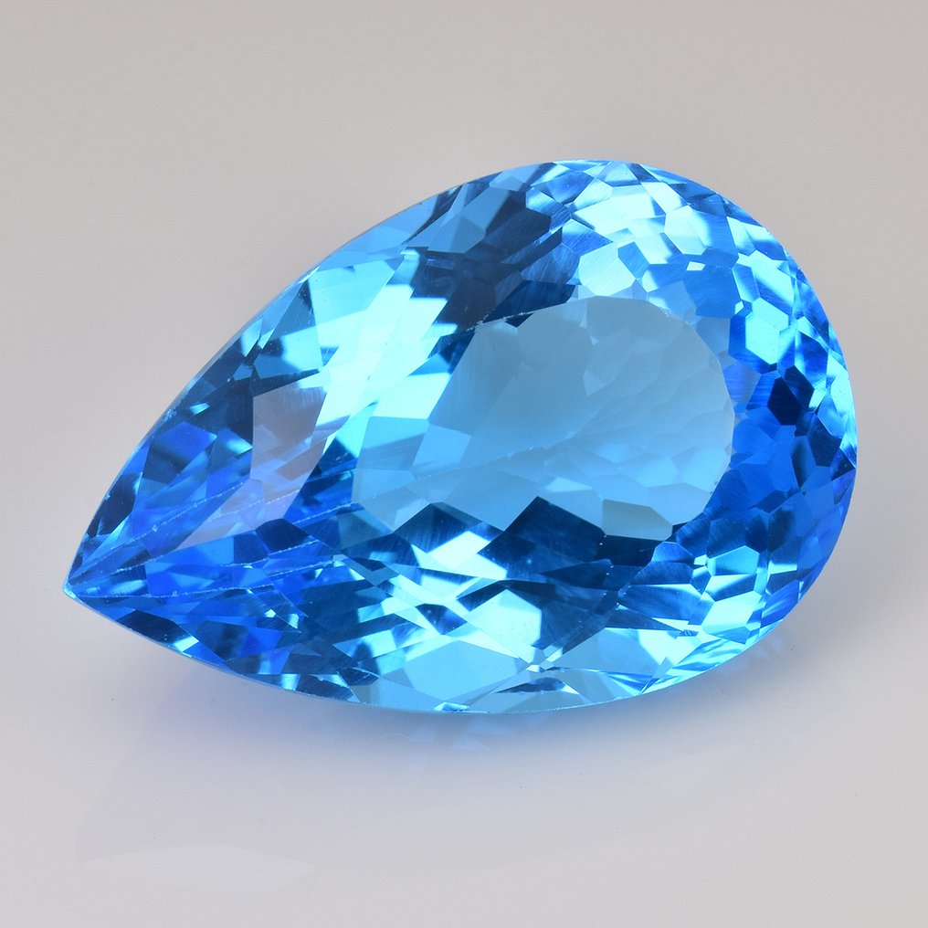 1 pcs 藍色 黃玉 - 31.67 ct - 國際有色寶石協會 (ICA GemLab) #1.0