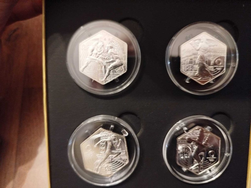 Frankrijk. 10 Euro 2021/2022/2023/2024, la collection complete des 4 pièces (Zonder minimumprijs) #2.1