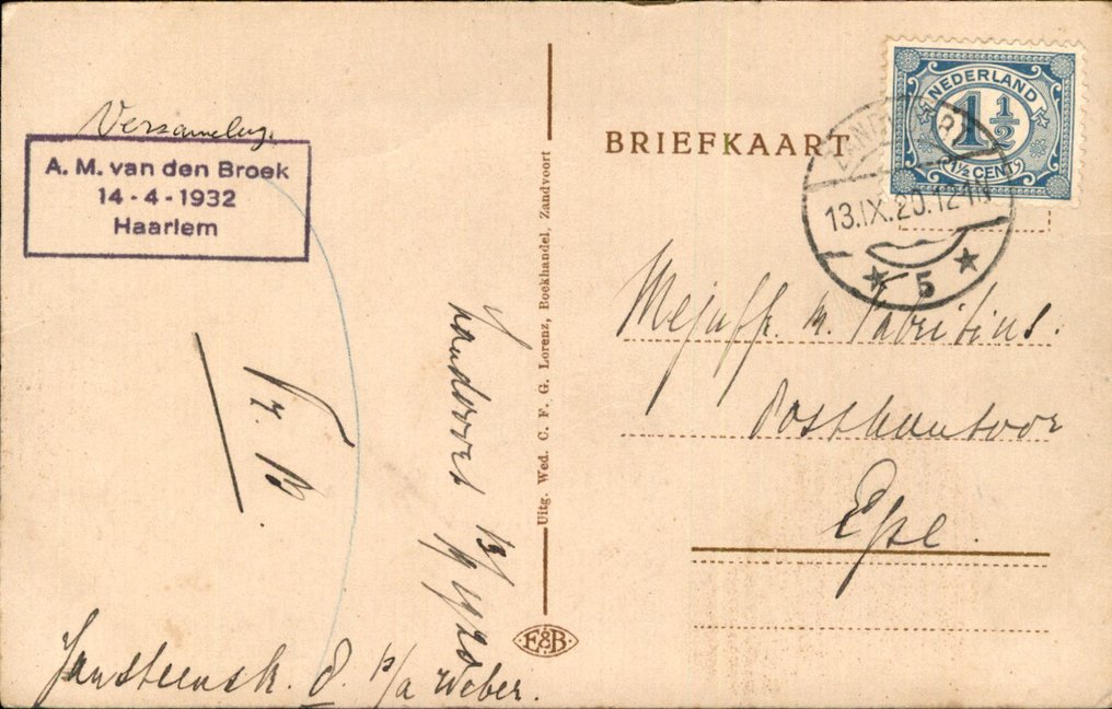 荷兰 - Zandvoort - 明信片 (103) - 1900-1960 #1.0