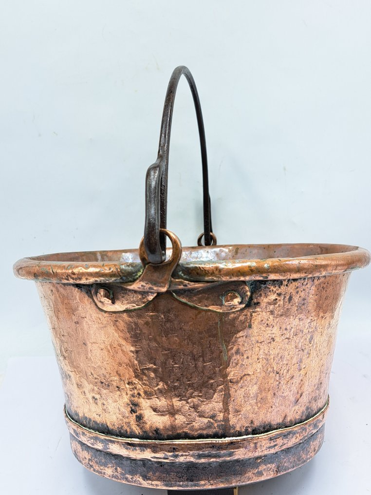 Bucket - Hengselemmer - Copper - Hammered Bucket #1.0