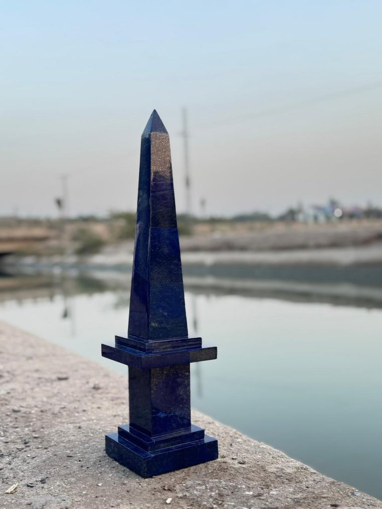 50 cm Lapis Lazuli Obelisk Obelisk - Höhe: 50 cm - Breite: 127 mm- 4200 g #1.0