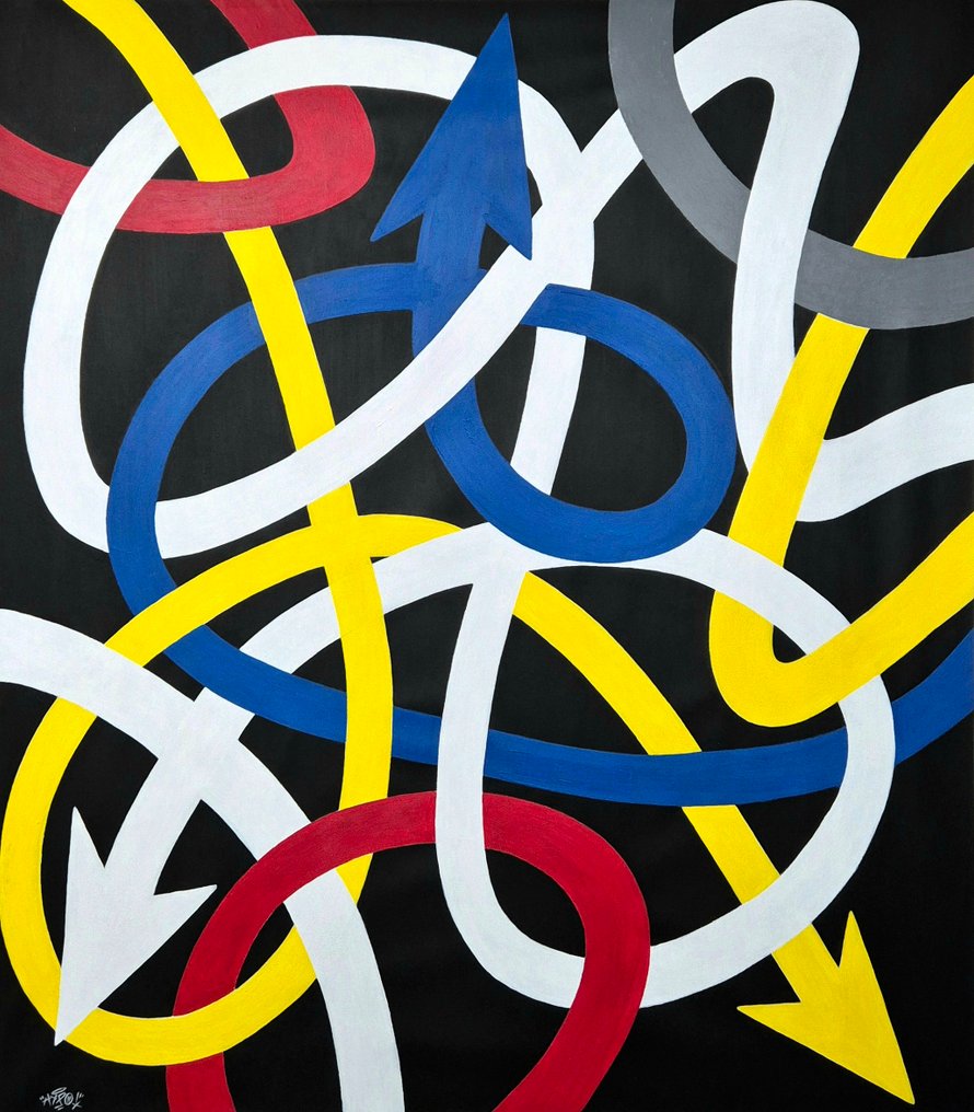 Hipo (1988) - Entangle Time (XXL Original artwork) #1.0